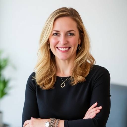 Foto von Lisa Weber, Projektmanagerin, die ein Testimonial gibt